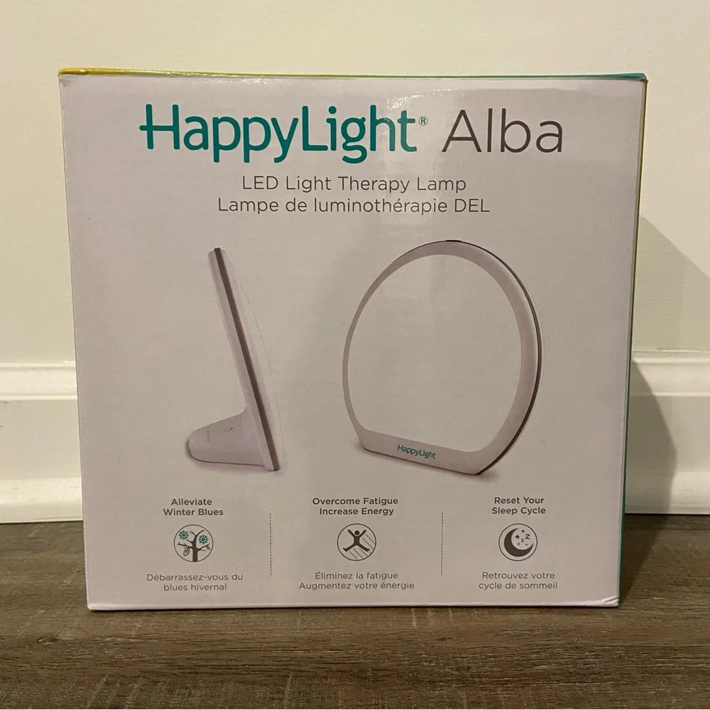 Verilux Happy Light Alba LED Light Therapy Lamp NEW